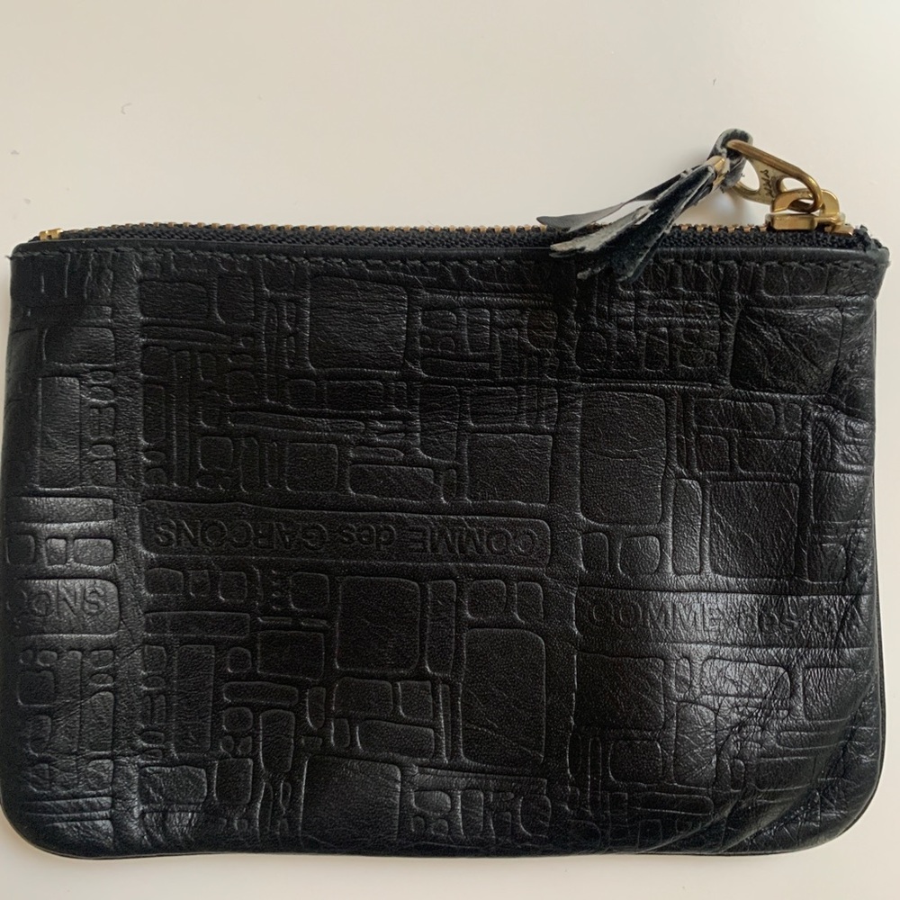 Comme Des Garçons wallet - small zip pouch black